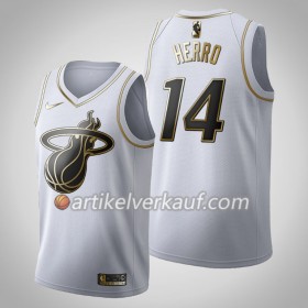 NBA Miami Heat Trikot Tyler Herro 14 Nike 2019-2020 Weiß Golden Edition Swingman - Herren